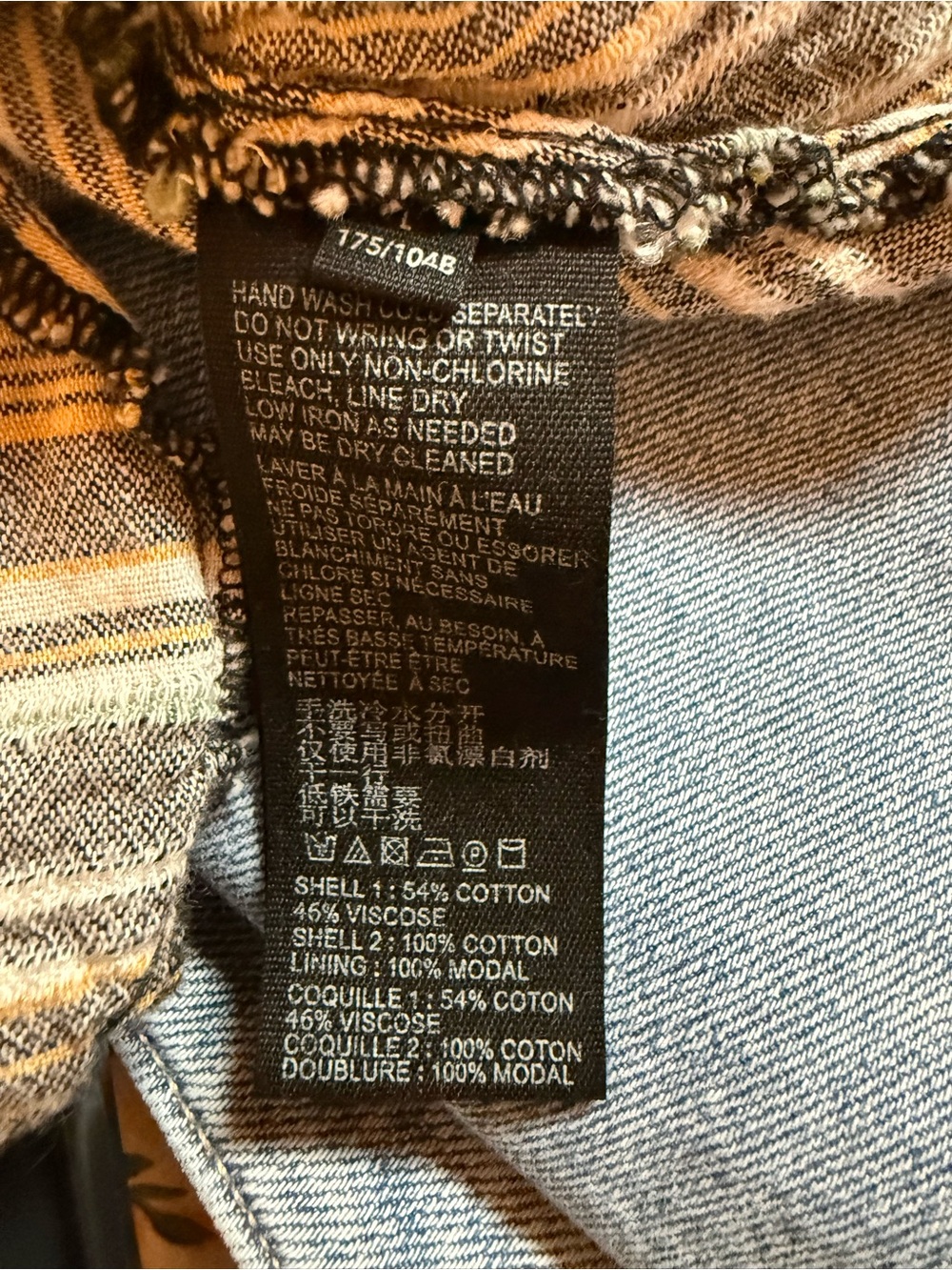 Free People Mixed Print Peasant Blouse in Black, Green, Cream - Picture 8 of 12